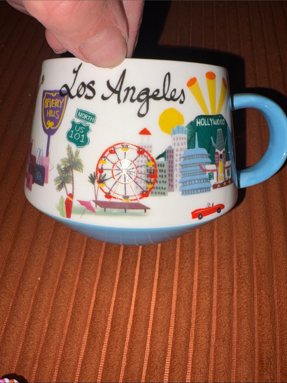 GRACE Teaware LOS ANGELES Landmark Fine Porcelain Tea/Coffee Mug White